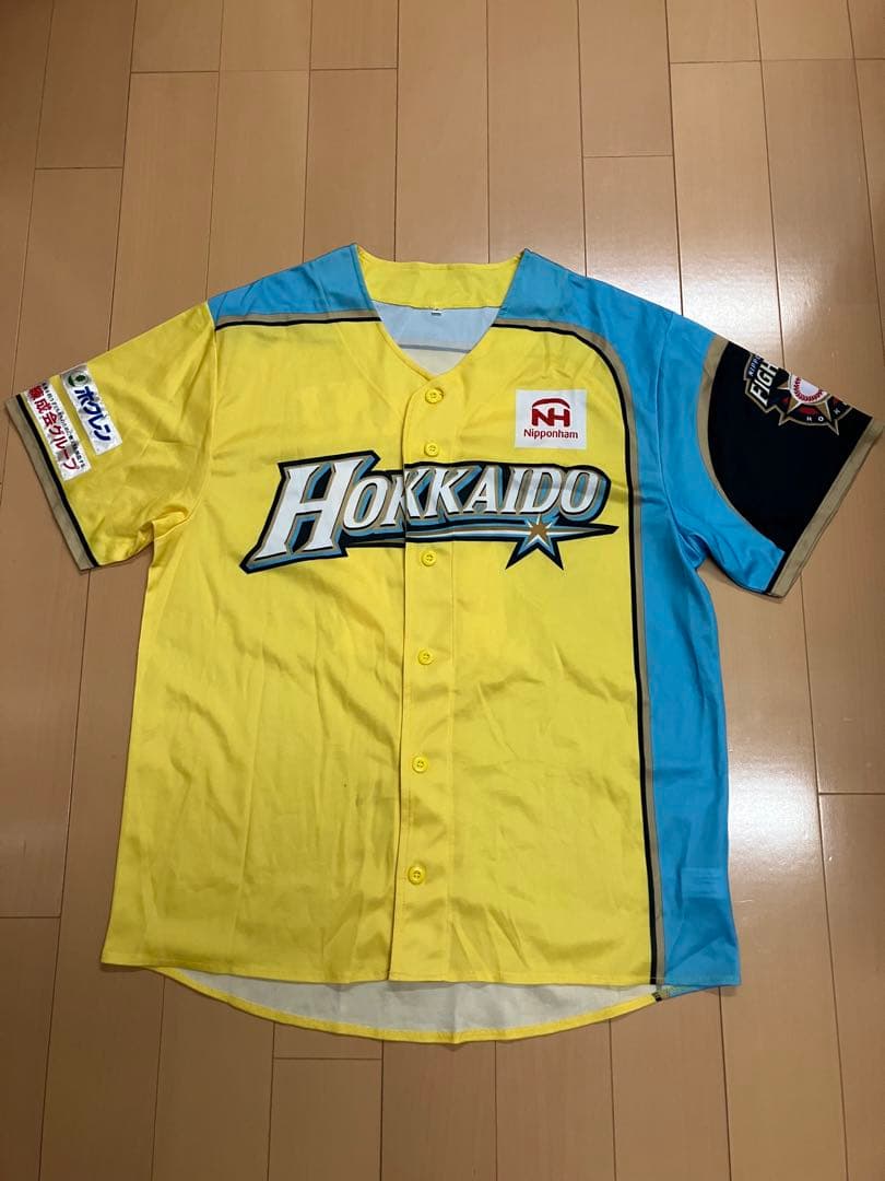 大谷翔平　ユニフォーム　北海道日本ハムファイターズ　レプリカ　イエロー　プリント