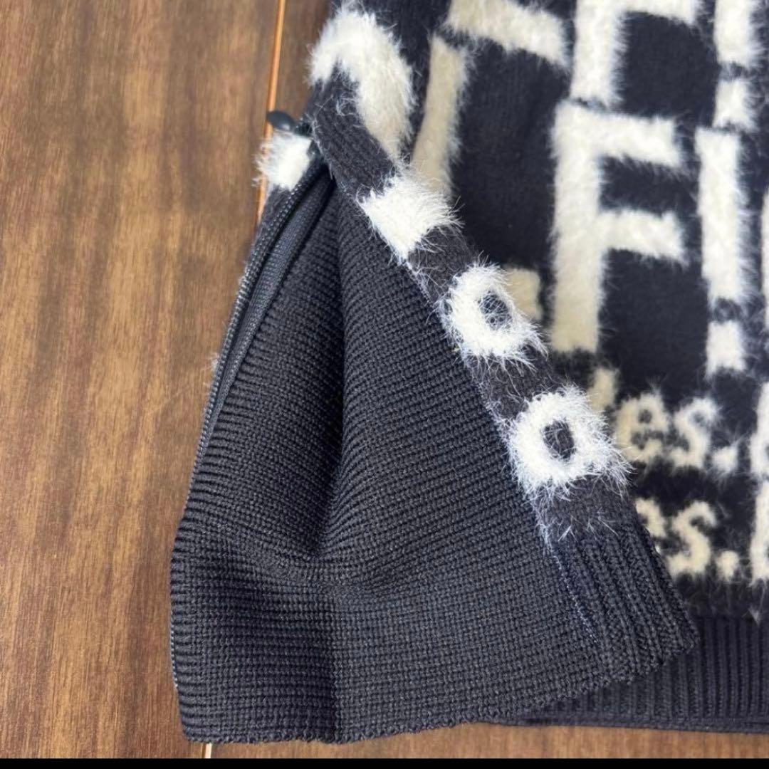 新品♪47.300円PEARLY GATES ロゴスカート ネイビージャガード２