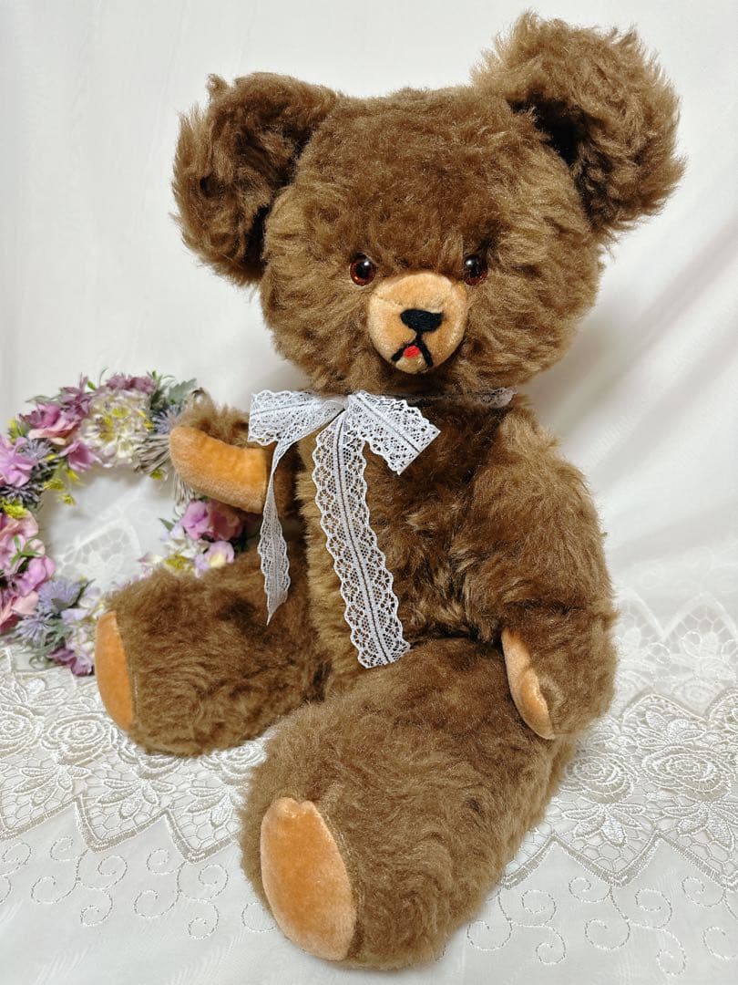 ✨BIG✨❤️珍しいビンテージテディベア❤️アメリカ　アンティーク