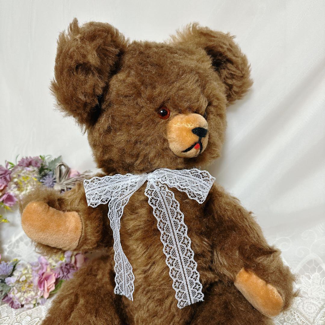 ✨BIG✨❤️珍しいビンテージテディベア❤️アメリカ　アンティーク