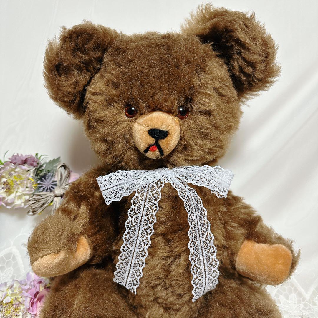 ✨BIG✨❤️珍しいビンテージテディベア❤️アメリカ　アンティーク