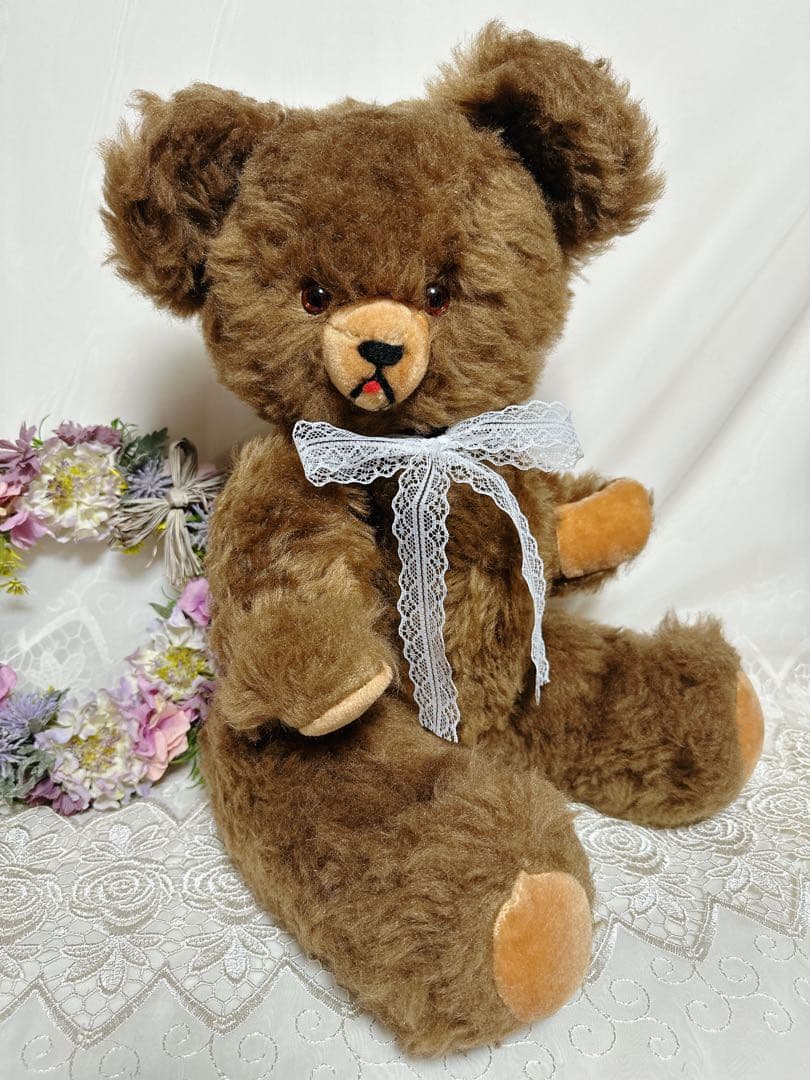 ✨BIG✨❤️珍しいビンテージテディベア❤️アメリカ　アンティーク