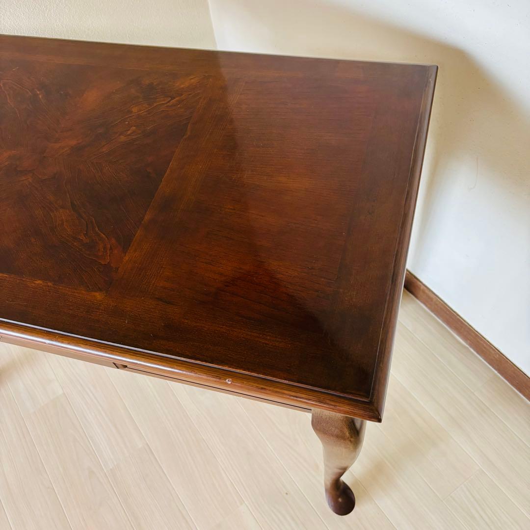 【希少品】　vintage アンティーク調　デスク　猫足　送料込み