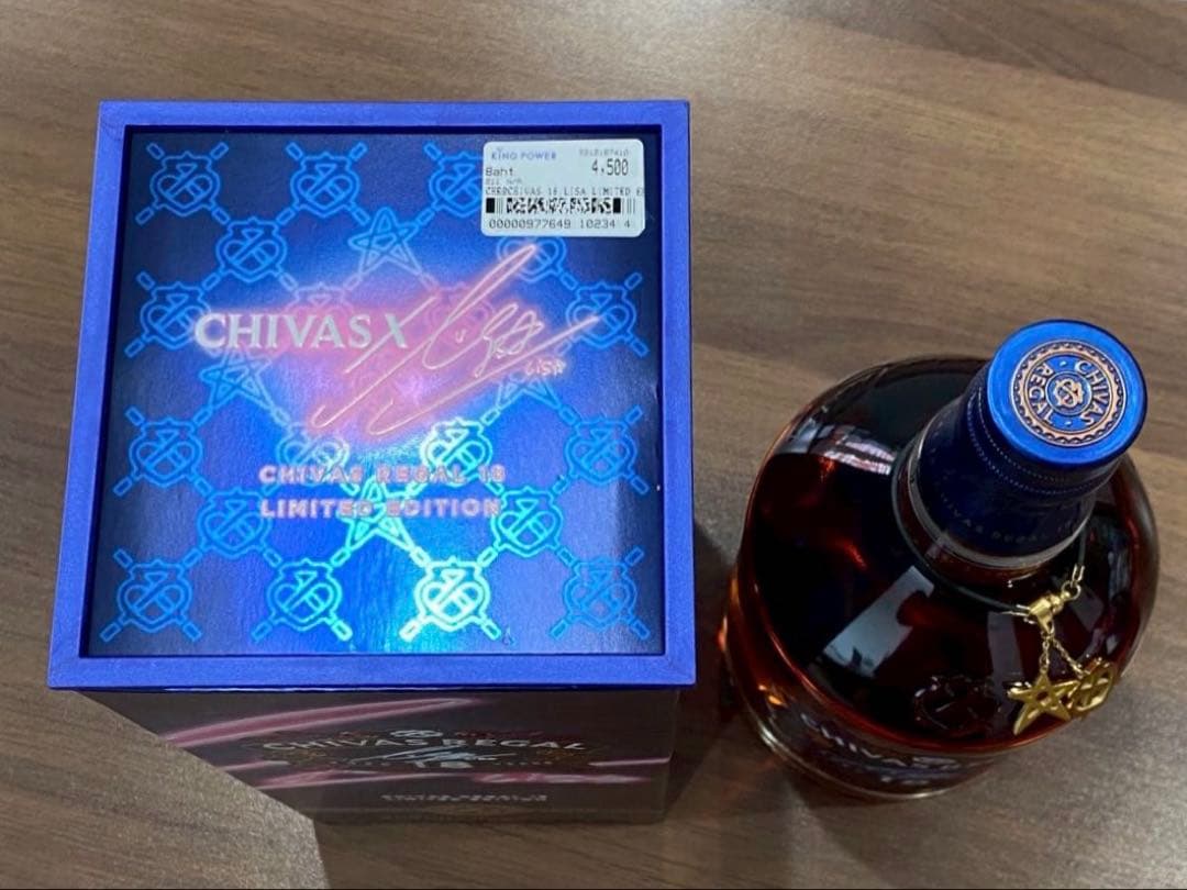 【未開栓】シーバスリーガル18年 BLACKPINK LISA リサ コラボ