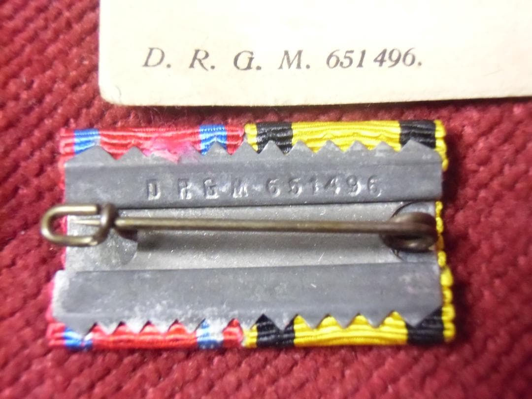 Ｗ帝政ドイツ軍＊ヴュルテンベルク王国＊官給品２連略綬（実物）