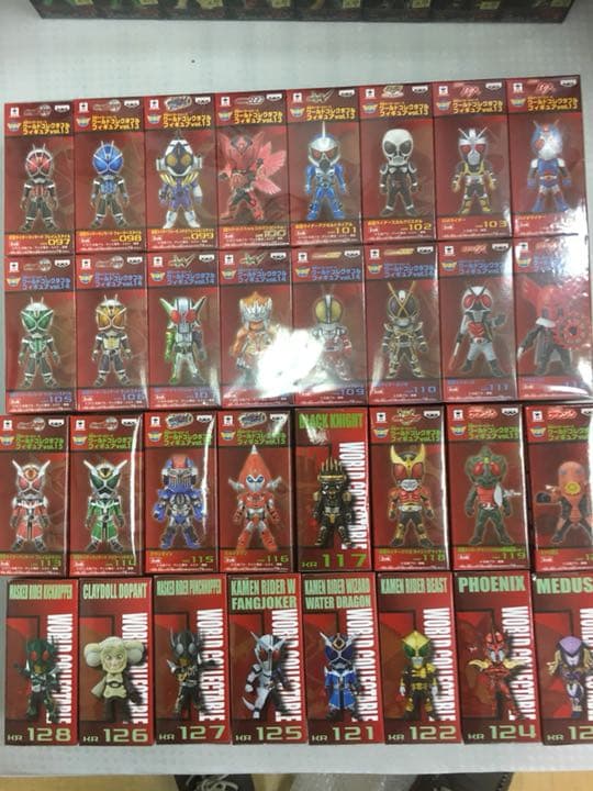 値下げ可。仮面ライダーコレクタブル コンプ144体セット売り