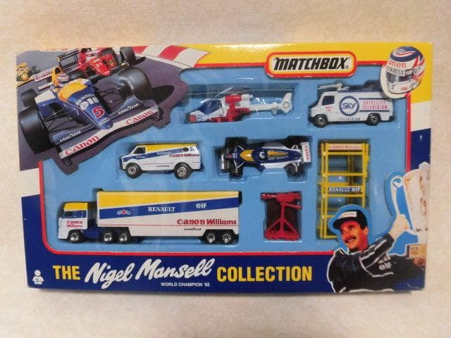 ナイジェル マンセル 1/64 F1 トランスポーター バン ヘリコプター