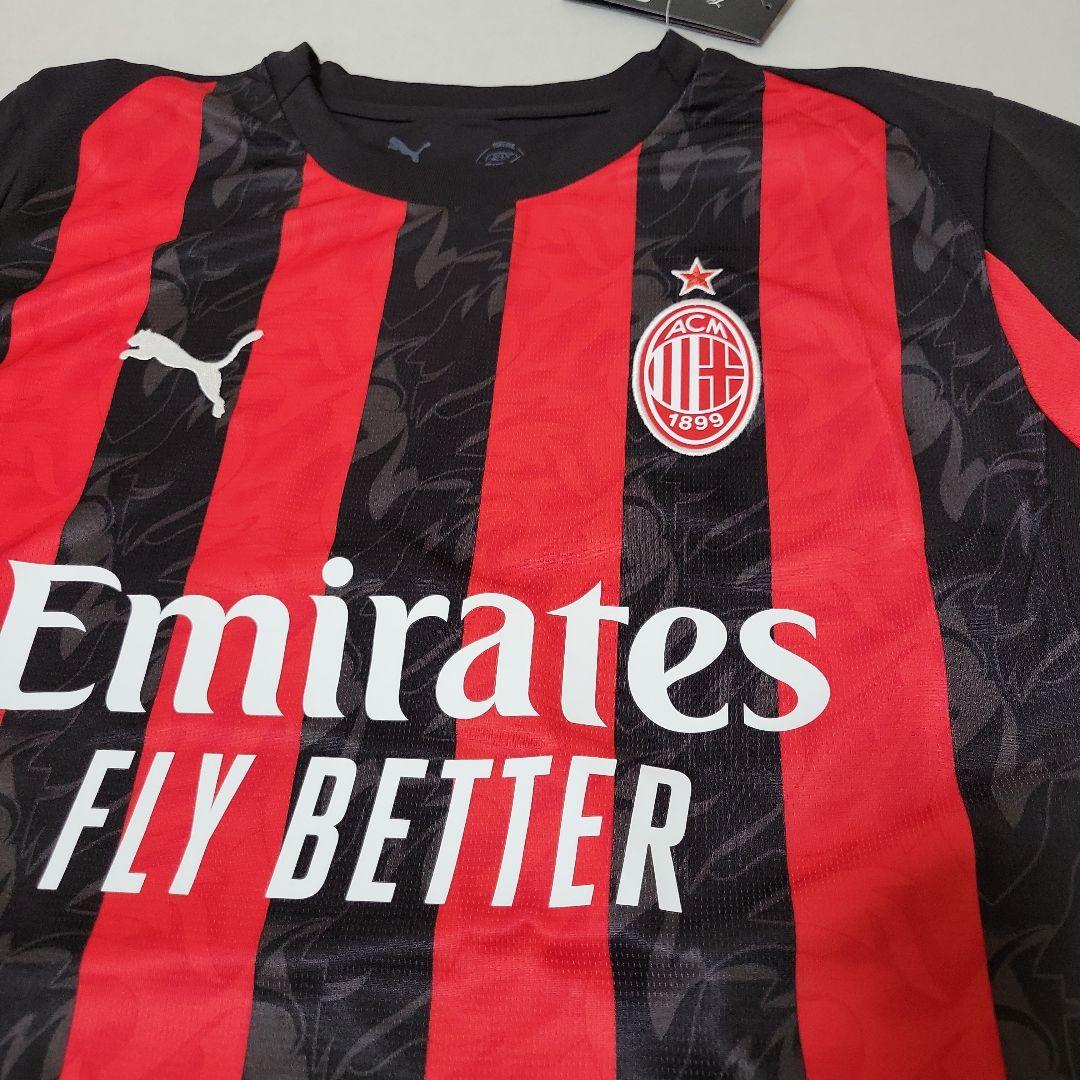 新品ACミラン 25 公式ホームレプリカユニフォーム 77996201 Lサイズ