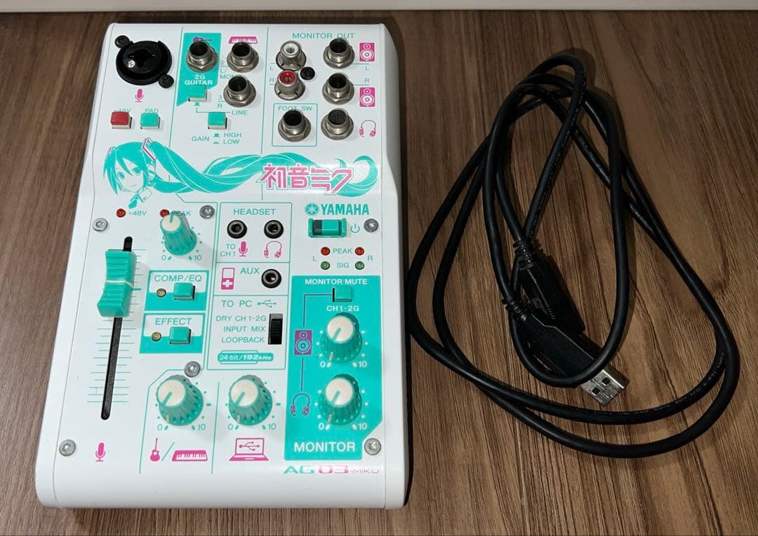 の*る様 YAMAHA AG03 MIKU オーディオインターフェース