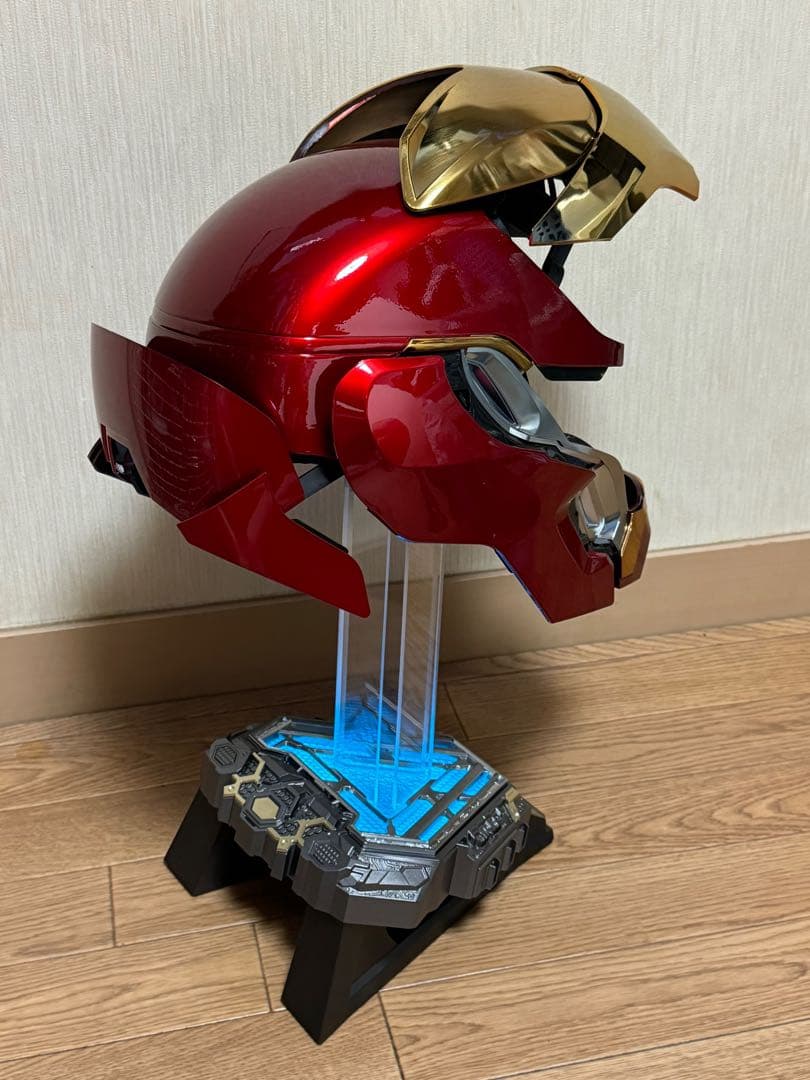 アイアンマン MK50マスク+専用台座お得セット！ 音声自動開閉 確実検品発送！