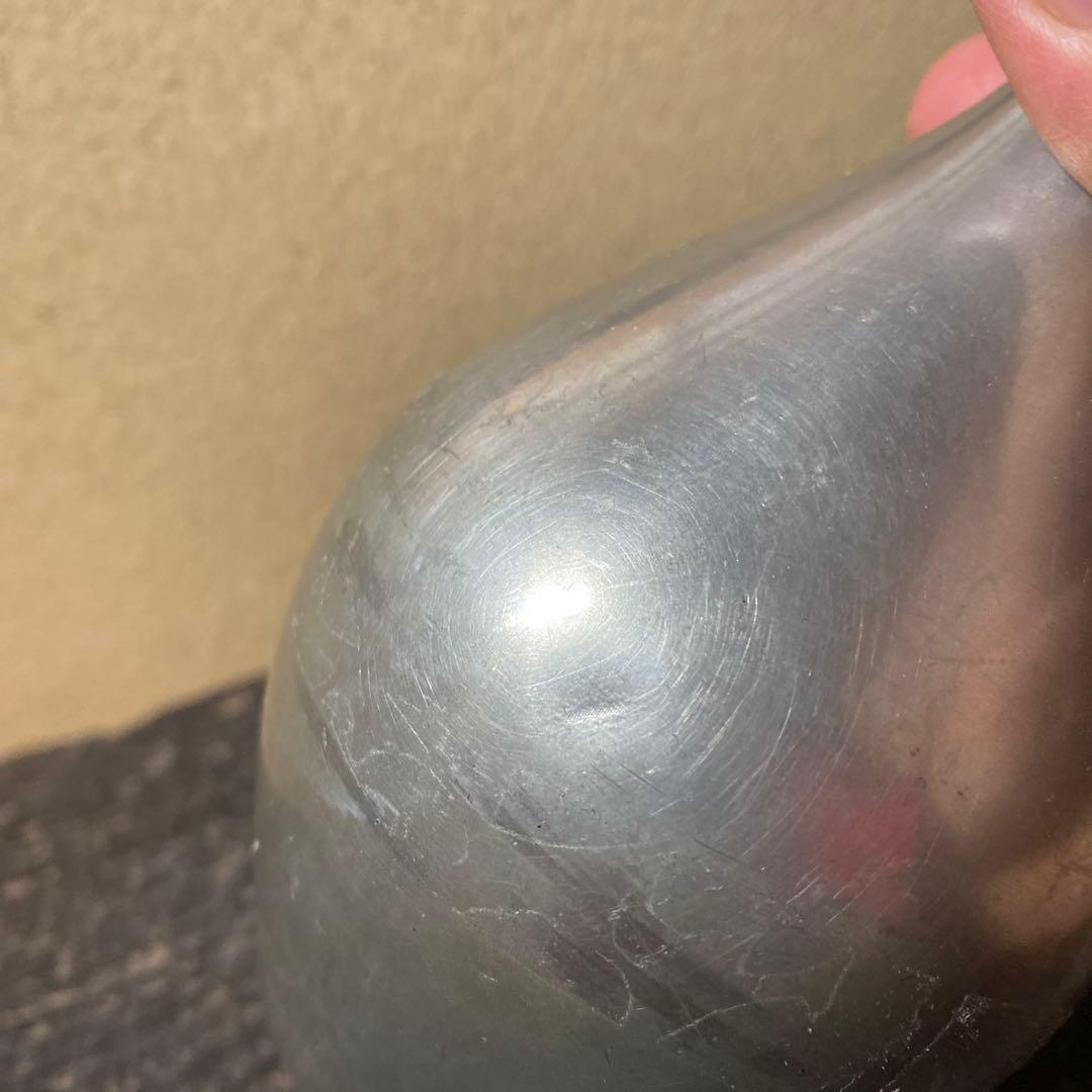 錫徳利　京錫源製C 8cm16.5cm 371g