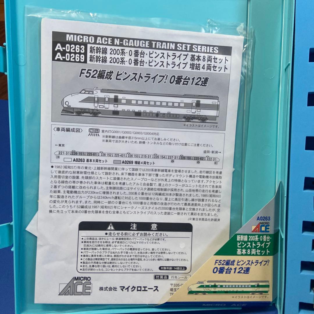【希少】マイクロエース A-0263 200系0番台　ピンストライプ