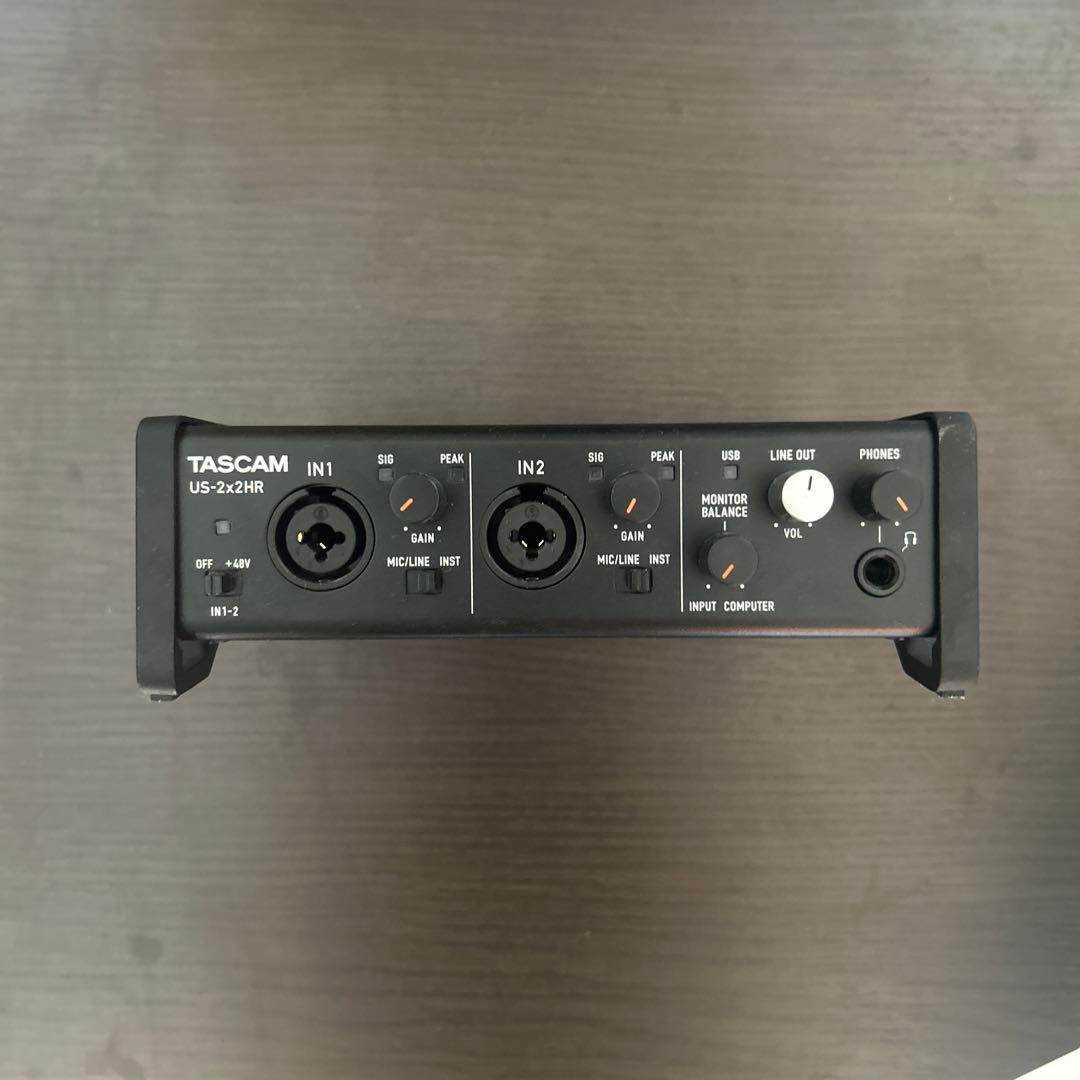TASCAM US-2x2HR オーディオインターフェイス