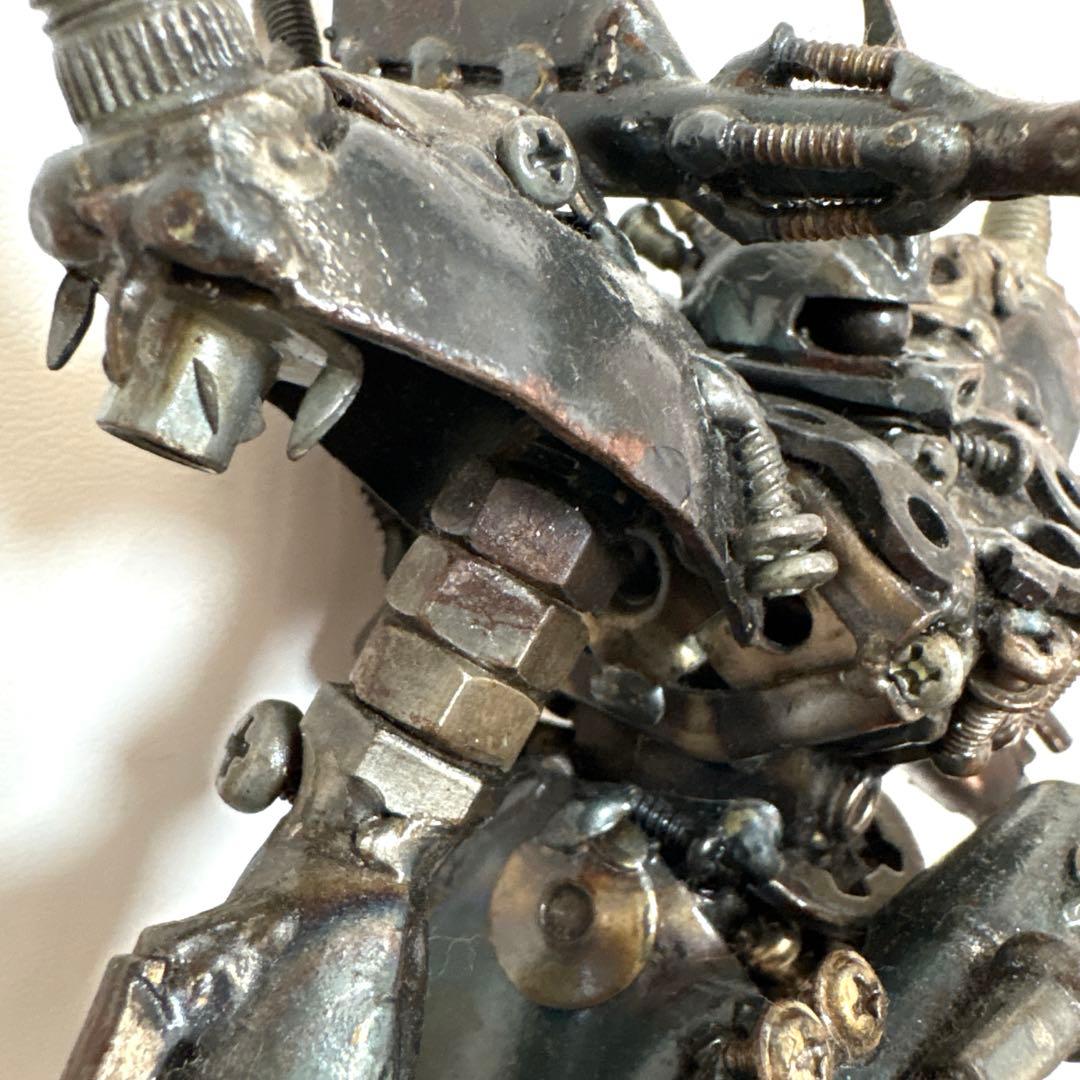 が*ん様 メタルアート　鉄屑アート　スクラップアート　グフカスタム風 フィギュア