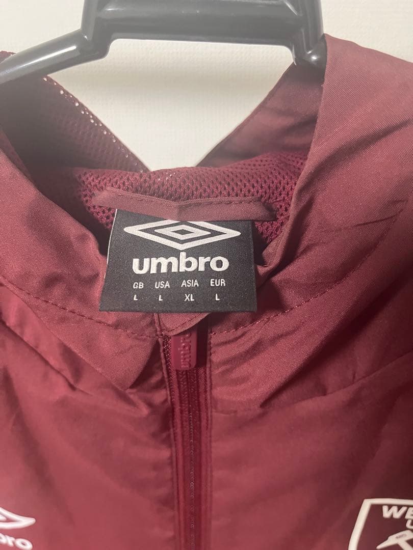 〈希少〉アンブロ　ウェストハムユナイテッド　ウィンドブレーカー XL