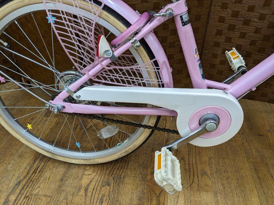U010 子供自転車　20インチ　ピンク