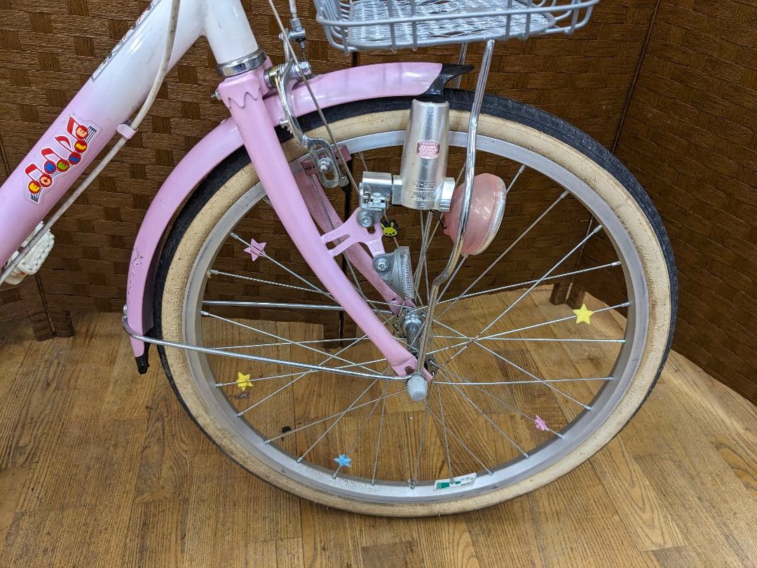 U010 子供自転車　20インチ　ピンク
