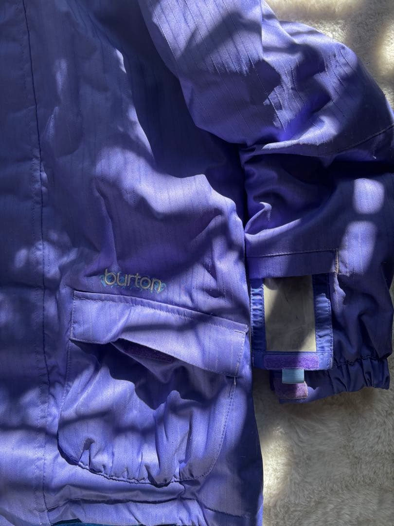 子ども用スノーボードウェア（紫・青）