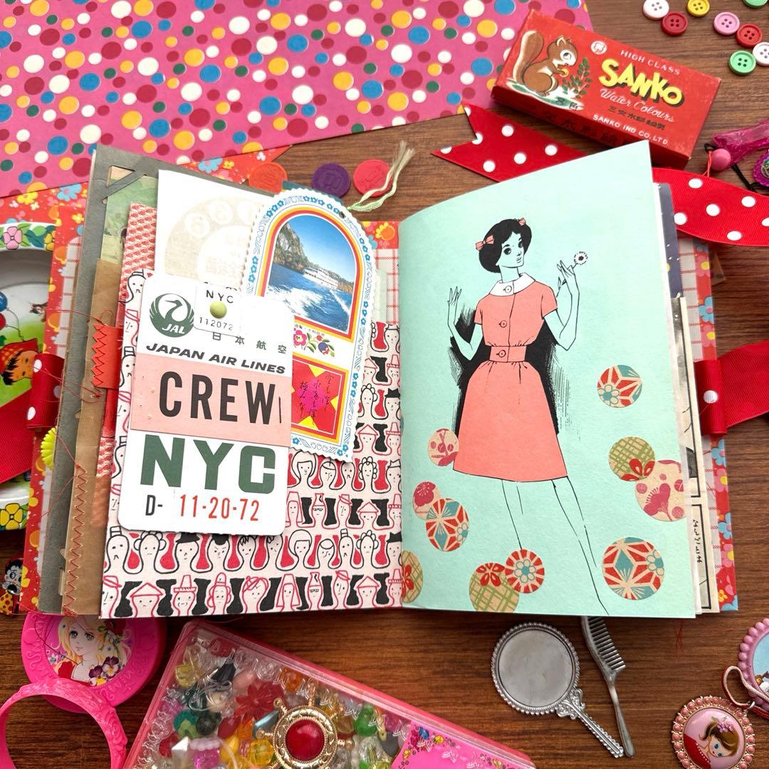 【RIkA】 昭和レトロ ジャンクジャーナル ラベル 紙モノ