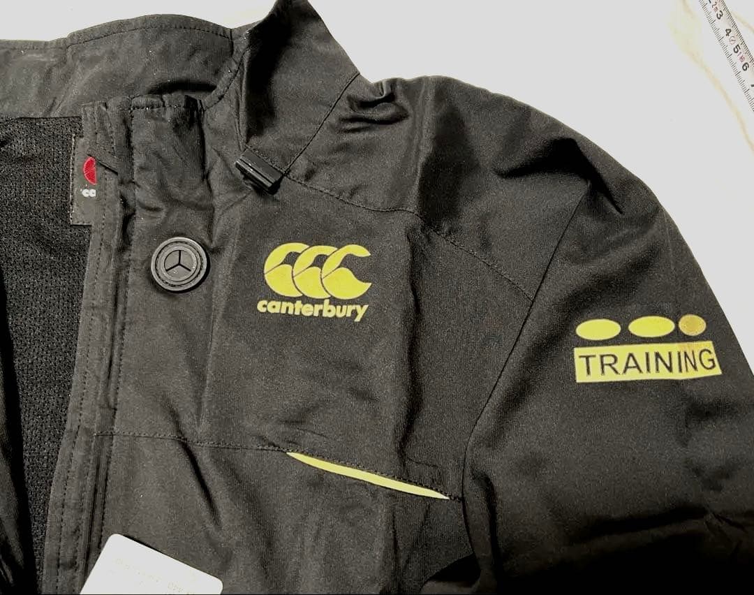 カンタベリーecoトレーニングウインドジャケット&パンツセット Mサイズ 黒