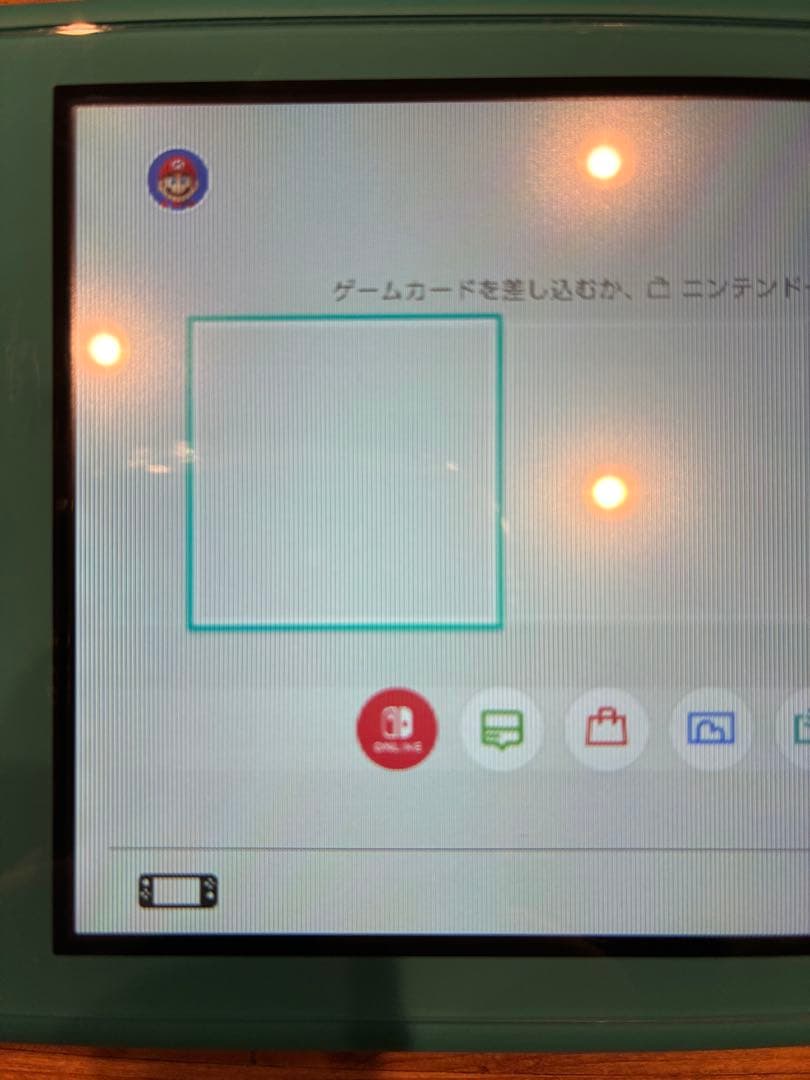 合場Nintendo Switch Lite ジャンク品（SDカード付き）