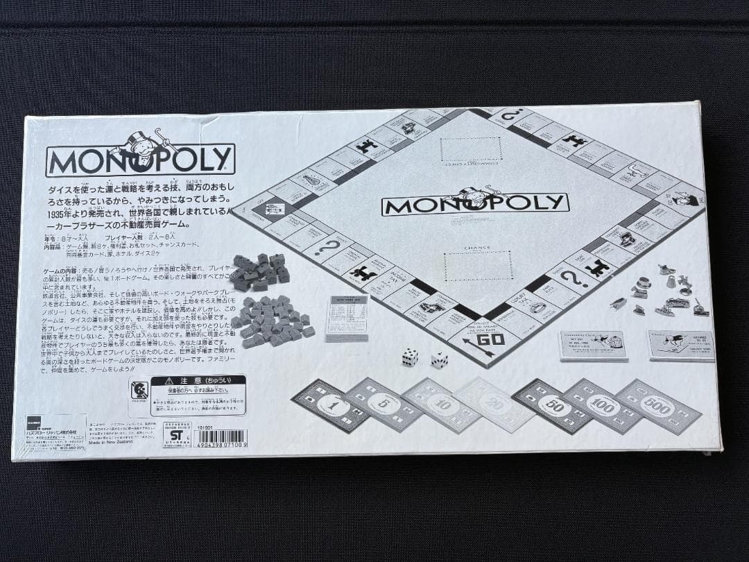 ＜未開封＞ MONOPOLY モノポリー 日本語版 ボードゲーム 廃盤 レア