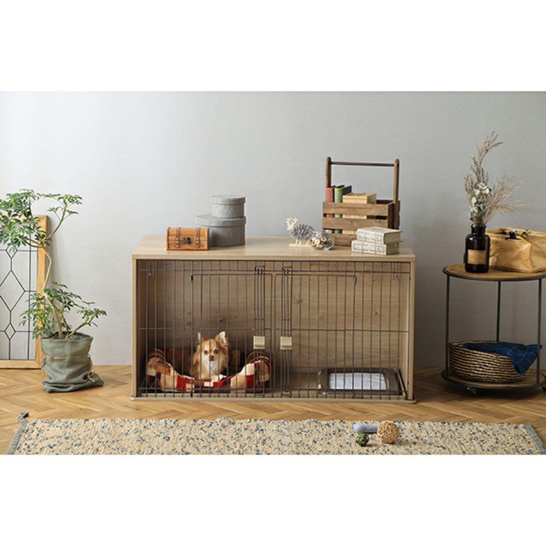 ※ぴーすけ※ 【美品】犬 ケージ 屋根付き