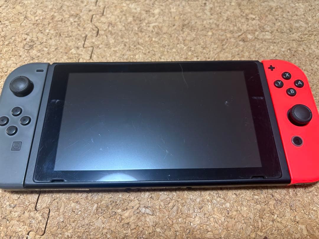 Nintendo Switch 本体 グレー/赤（ケース付き）