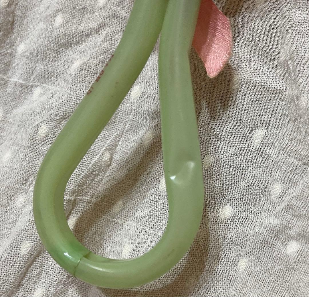 希少　オキュパイドジャパン　レトロ　セルロイド　ガラガラ　赤ちゃん　いぬ　犬