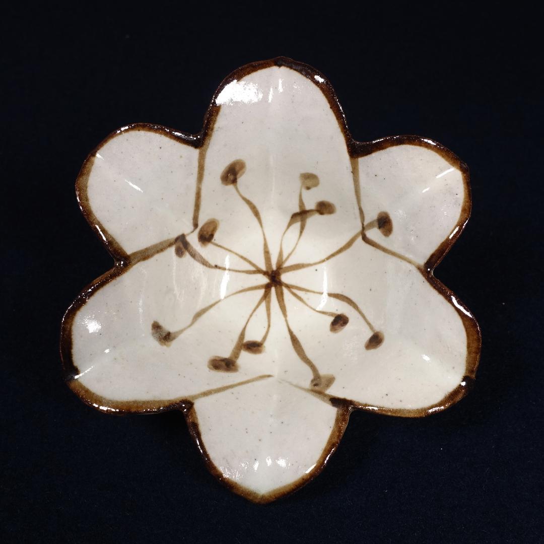 尾形乾山写しの逸品② 百合形向付6客