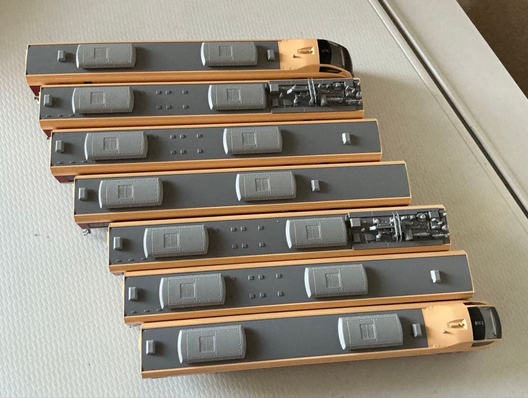 【新品セール】室内灯付　グリーンマックスE653-1000 国鉄特急色