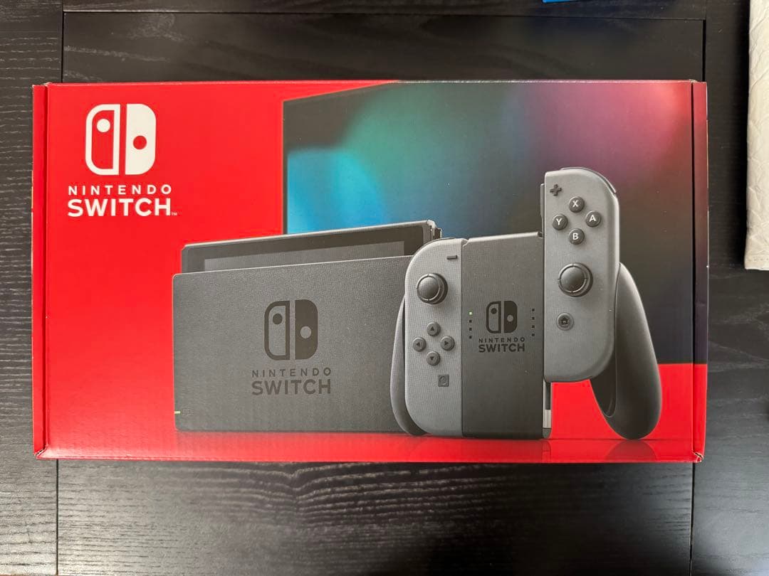 美品 Nintendo Switch 本体 グレー 2019年8月発売モデル