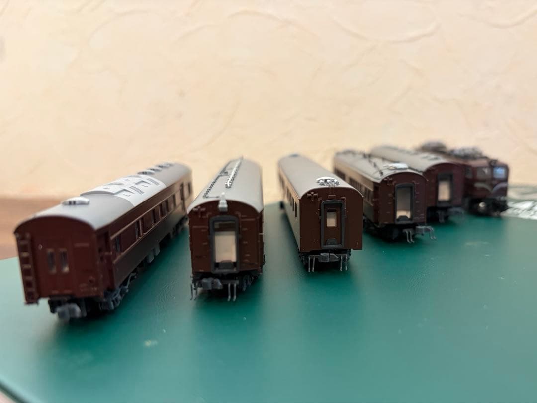 【動力車付】お召列車一号編成5両セット 10-418+お召機 3038