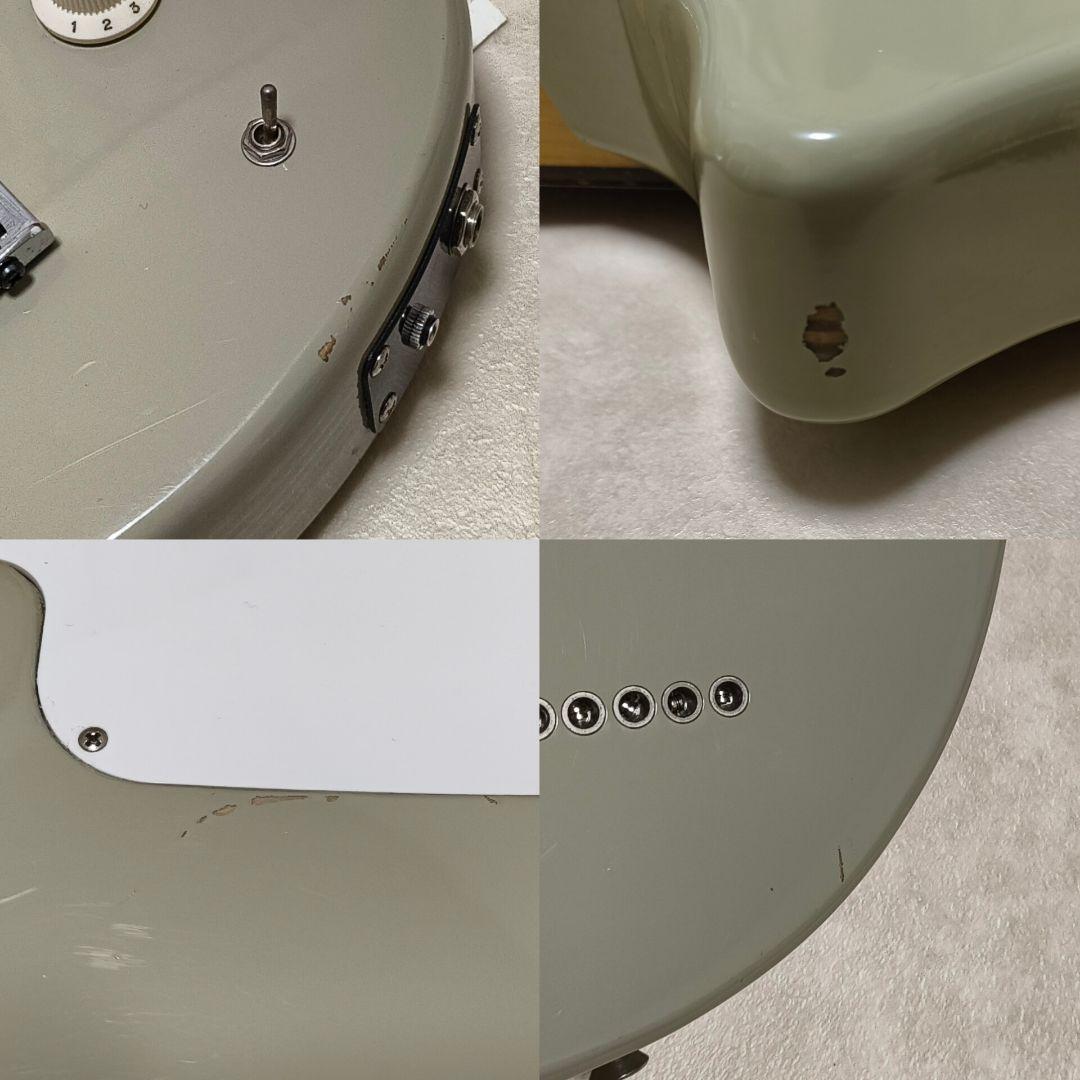 【美品】ZO-3 グレー アンプ内蔵ミニギター 専用ソフトケース付