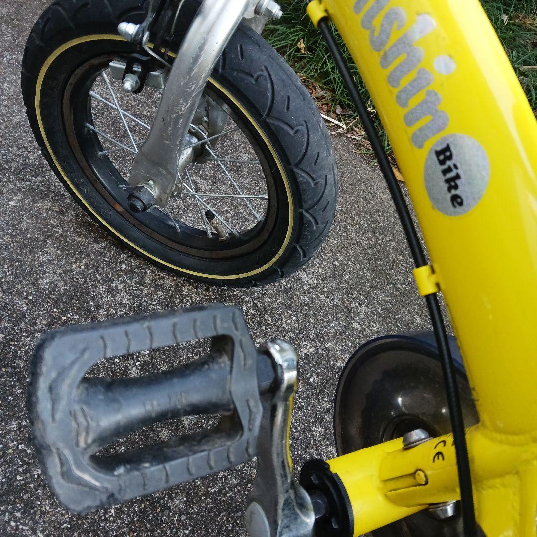 へんしんバイク　12インチ　イエロー　スタンド付き　工具付き　仙台