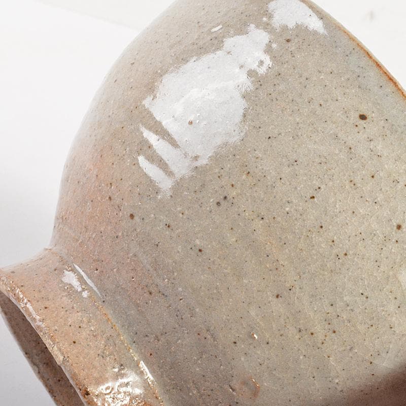 茶道具　旺祥寺窯　槇啓州造　茶碗　銘一喝　紫野　橘宗義（了庵）識箱　C　6363