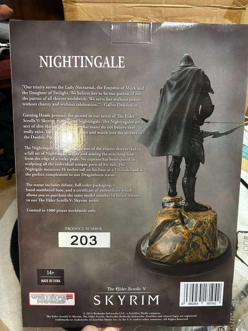 TESⅤ SKYRIM ナイチンゲール スカイリム　1/6 スタチュー