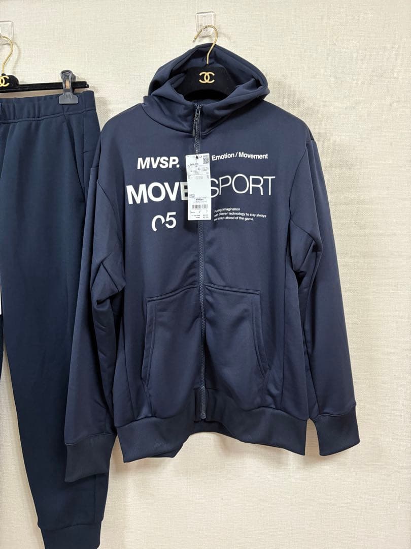 L ☆新品☆ デサント　Move Sport　S.F.TECH　上下セット　紺