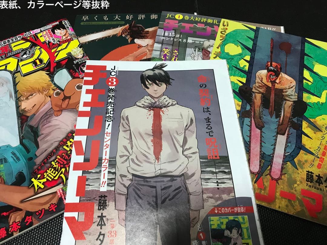チェンソーマン　切り抜き　藤本タツキ　週刊少年ジャンプ　Chainsaw Man