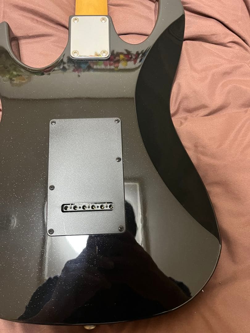 【調整済】IBanez RG エレキギター　黒ラメ