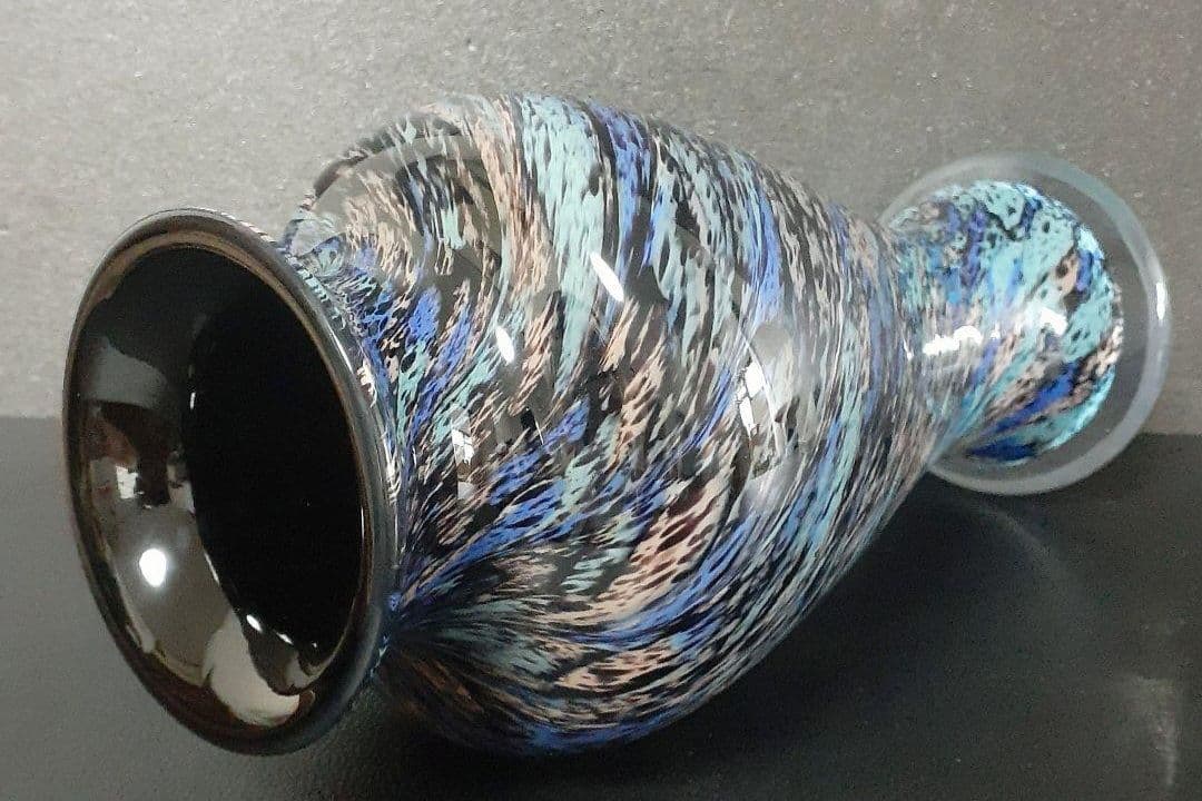 名品❗】文化功労者　日本芸術院会員　岩田藤七 造　題名『さわやか』花瓶　オブジェ