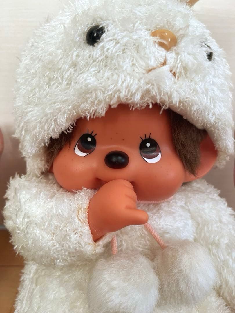 レア！レトロ！monchhichi モンチッチ L うさぎ　ぬいぐるみ