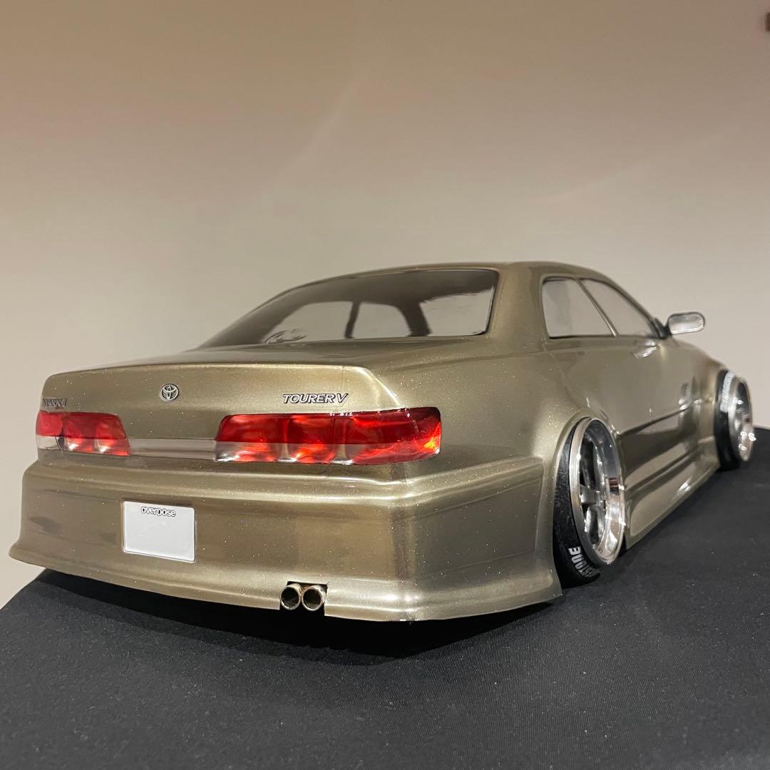 オーバードーズトヨタ　マーク2　ドリフト　1/10 ラジコン　ボディ　r