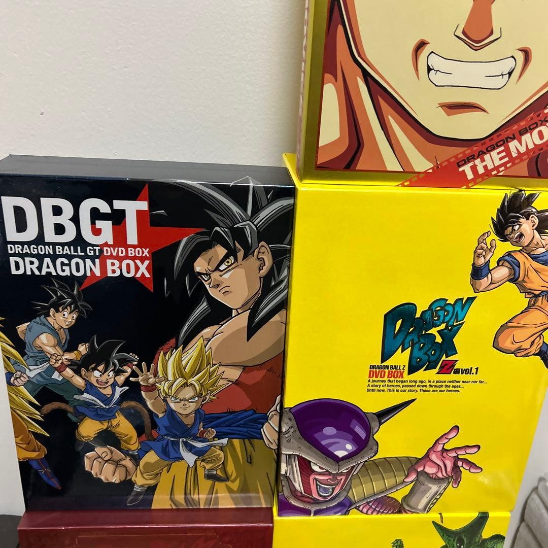 ドラゴンボール、Z、GT、劇場版DVDBOXまとめてセット鳥山明