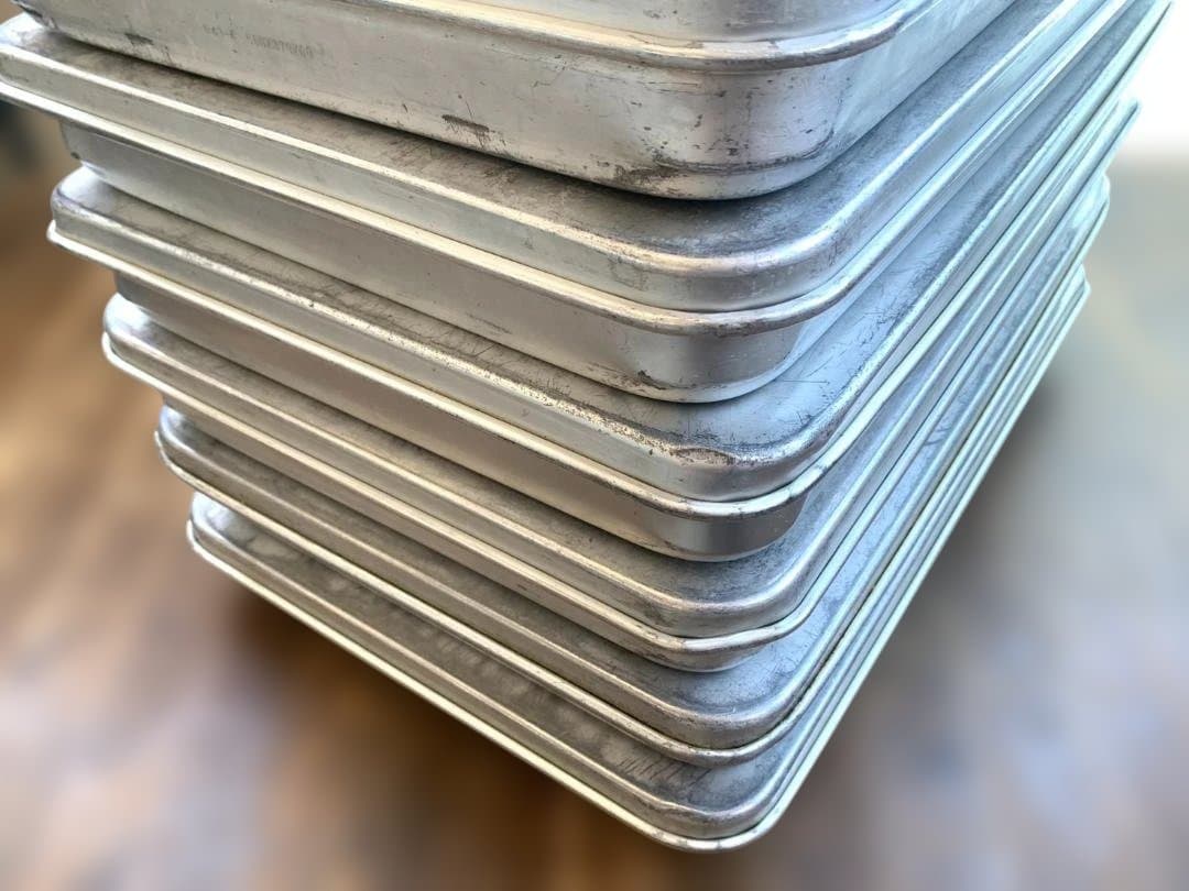 中尾アルミ アルミ製キングボックス 大60 N43-6 蓋付き 7点セット