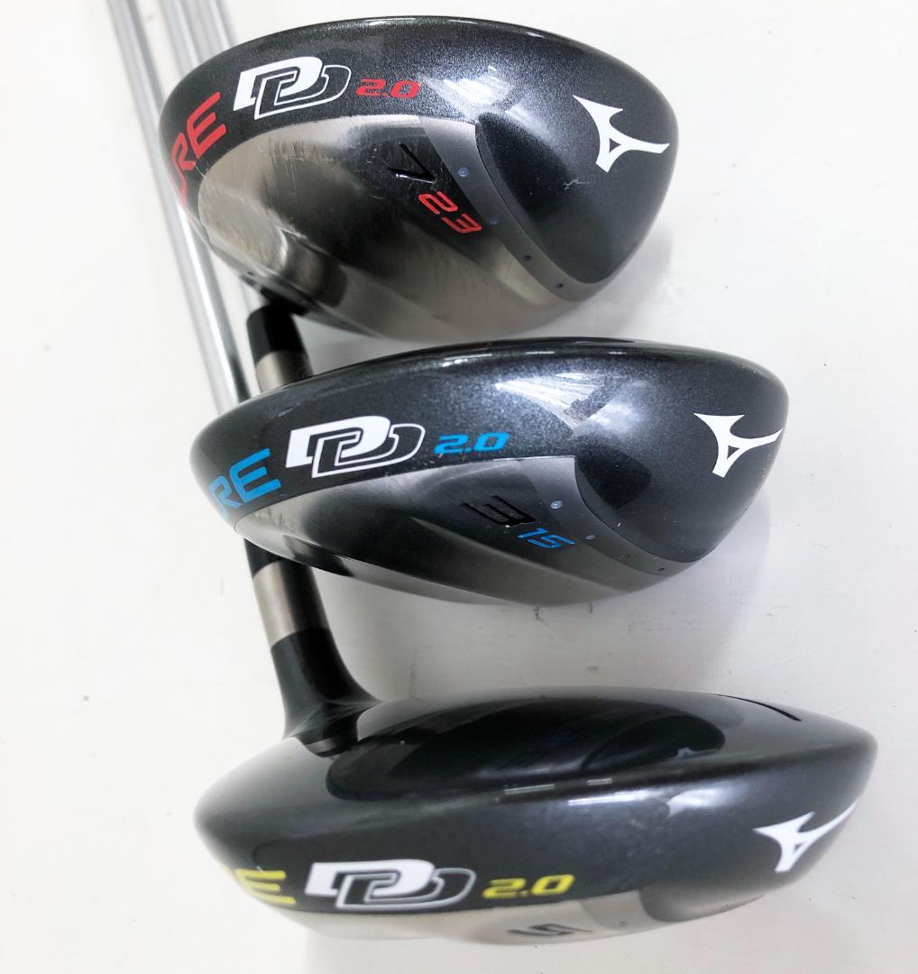 MIZUNO★フェアウェイウッド SURE DD 2.0 ３W ５W ７W 3本