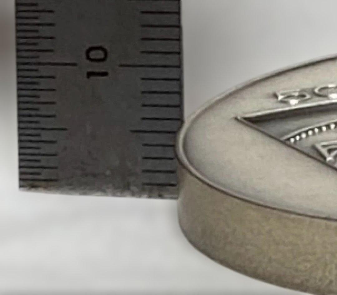 新500円発行記念メダル 純銀1000 専用ケース付き 造幣局