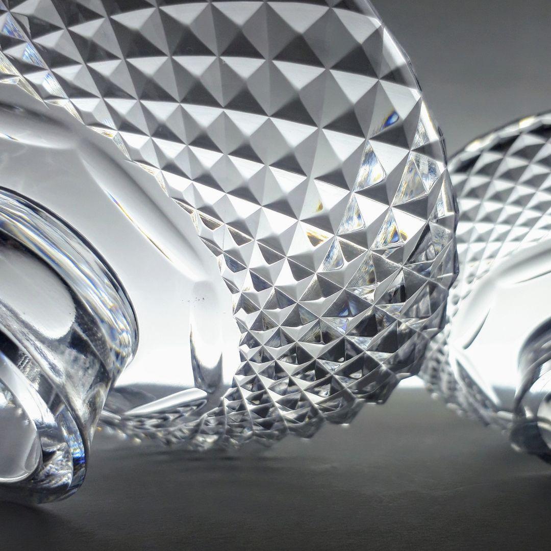 江戸切子　復刻シリーズ「切子三ツ組盃 」亀井硝子　サントリー美術館 協力