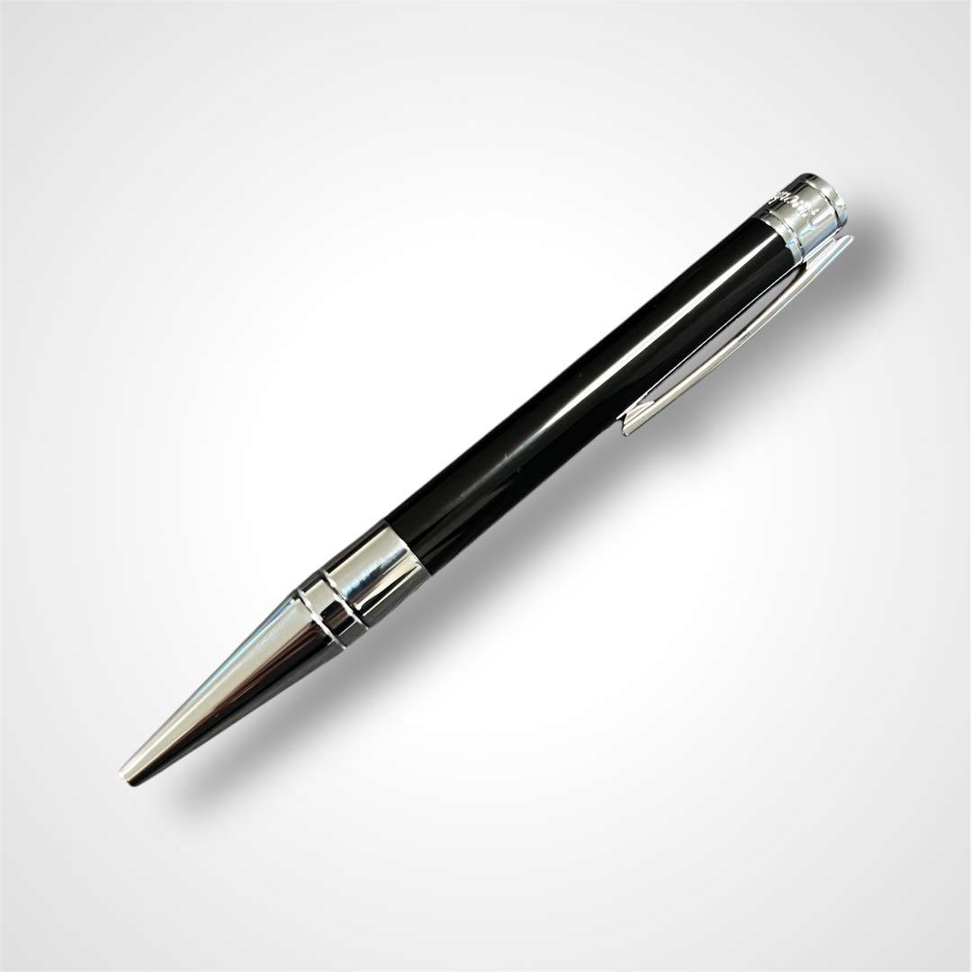 美品 S.T.Dupont D-イニシャル ボールペン ブラック×クローム