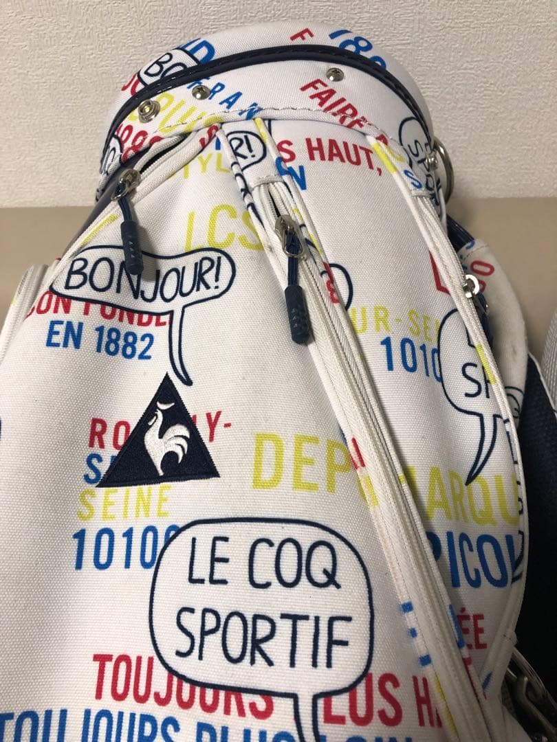 【送料込み】希少　廃盤品　ルコックスポルティフ　キャディバッグ　ゴルフバッグ